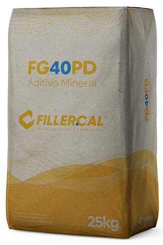 Fillercal FG 40 PD Carbonato de Cálcio • Aditivo Mineral • Malha Média