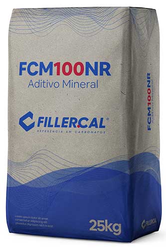 Fillercal FCM 100 NR Carbonato de Cálcio • Aditivo Mineral • Malha Fina