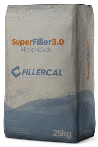 Fillercal SuperFiller 3.0 Carbonato de Cálcio • Aditivo Mineral • Micronizado