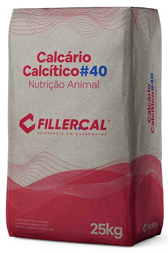 Fillercal Calcário Calcítico #40 Calcário Calcítico • Nutrição Animal